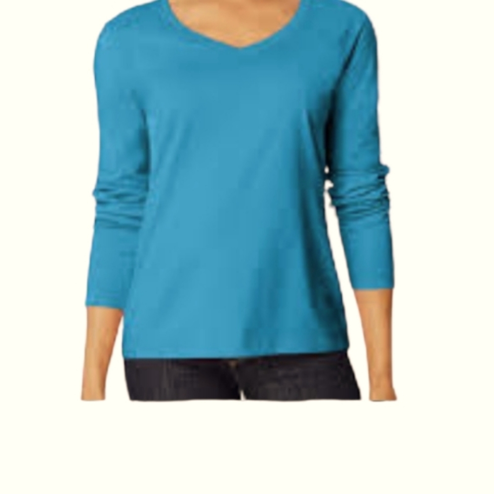 Company Ellen Tracy Canada long sleeves woman T-shirt M.